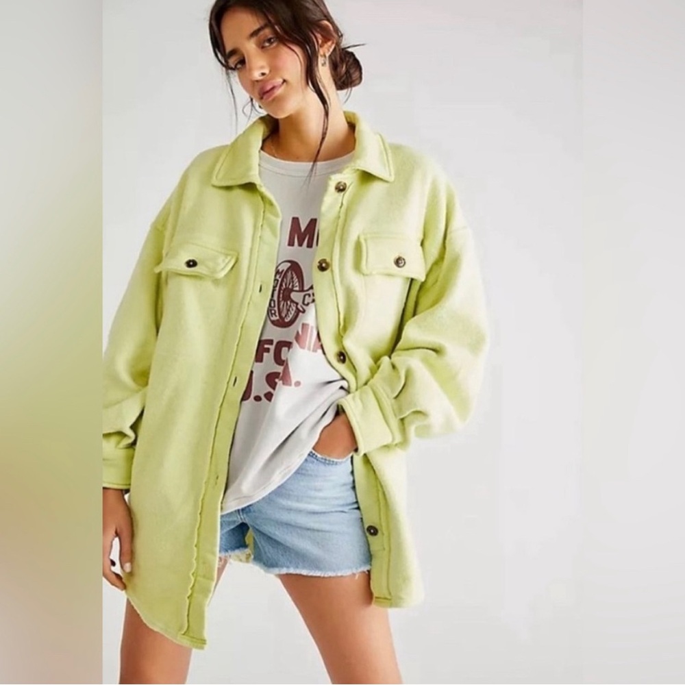 Free People Size Extra Small Neon Ruby Jacket